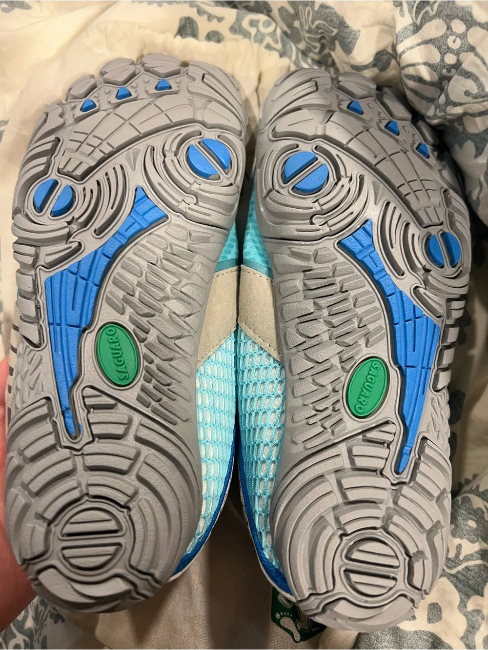 Saguaro Aqua Blue Water Shoes Kids size 36/US 4